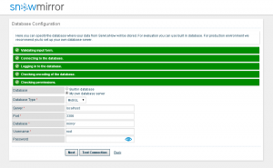 Configure Database